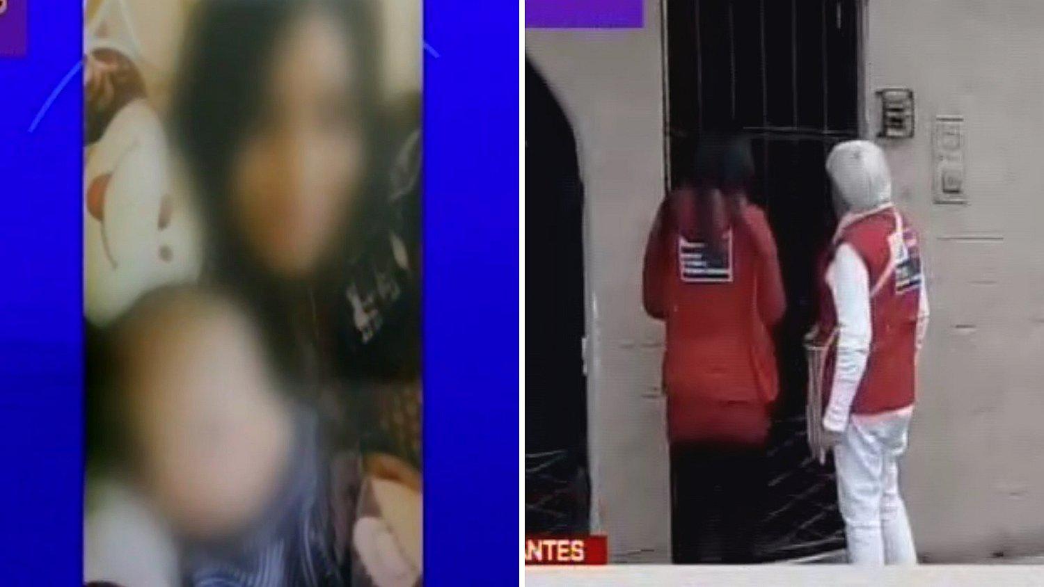 Mujer que maltrató a su bebé se negó a abrir la puerta al Ministerio de la Mujer│VIDEO