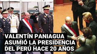 Valentín Paniagua juramentó como presidente del Perú hace 20 años