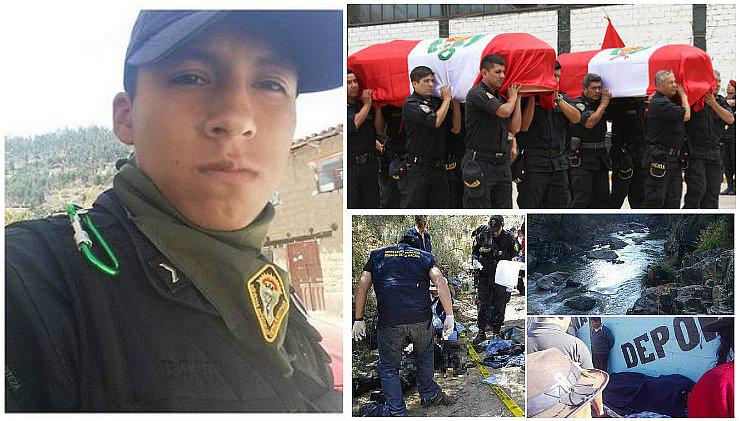 Apurímac: se eleva a 13 los policías fallecidos tras despiste de bus 