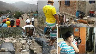 Santa Eulalia: 500 familias claman por muro de contención ante huaicos (FOTOS Y VIDEO)