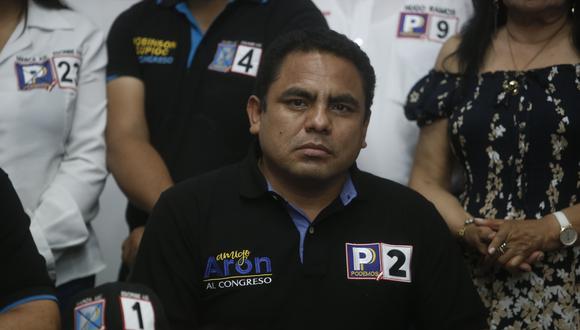 Congresista Espinoza Velarde indicó que está en aislamiento desde el viernes por diagnóstico de coronavirus. (Foto: GEC)