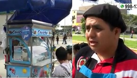 Comerciante denuncia que viene siendo extorsionado en el Callao. Foto: América Noticias