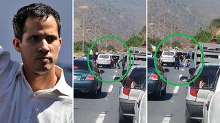 El preciso momento en que Juan Guaidó fue detenido en Venezuela (VIDEO)