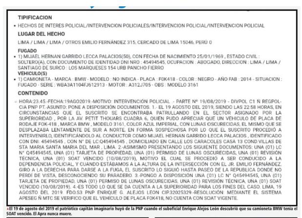 Foto: Hildebrandt en sus trece