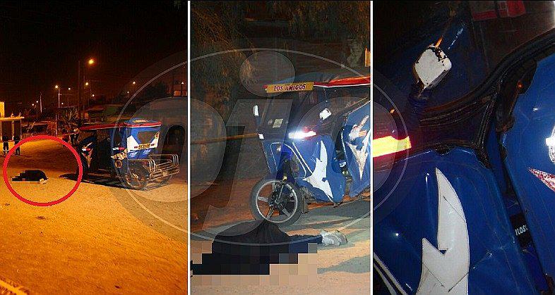 ​Dos jóvenes fueron asesinados a balazos en mototaxi (FOTOS)