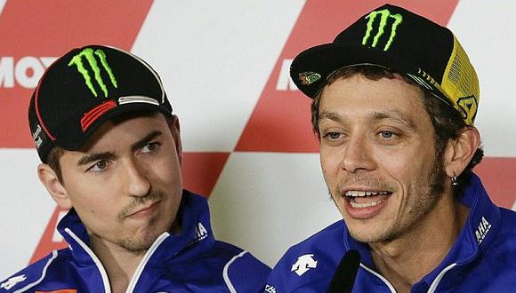 MotoGP: Jorge Lorenzo llora porque Valentino Rossi usa sus datos