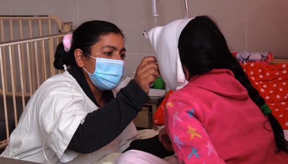 Cajamarca: operan con éxito el rostro de niña que quedó desfigurada tras caerle ladrillos (Foto difusión)