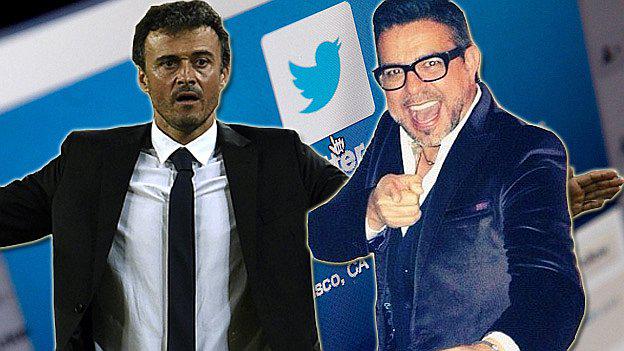 Twitter: insultan al cantante Luis Enrique, al confundirlo con el del Barça