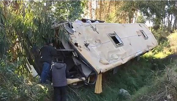 Primeras imágenes del fatal accidente ocurrido en Arequipa