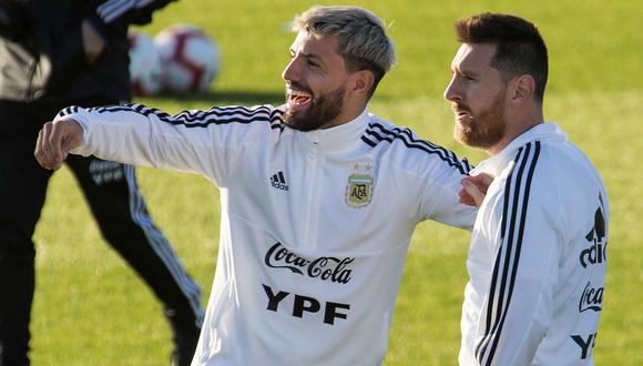 Lionel Messi dedicó emotiva publicación a Sergio Agüero. (Foto: AFA)