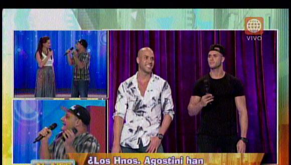 Bruno y Fabio Agostini se presentan en Al Aire ¿sin permiso de su canal? 