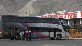 Semana Santa: suspenden temporalmente viajes hacia la carretera central en el terminal de Yerbateros 