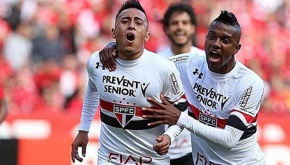 Selección peruana: Christian Cueva anota golazo en victoria de Sao Paulo (VIDEO)