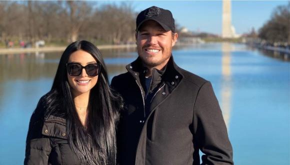 George Forsyth estuvo acompañado de su novia Sonia La Torre durante sus actividades en el día de las elecciones. (Foto: Instagram)