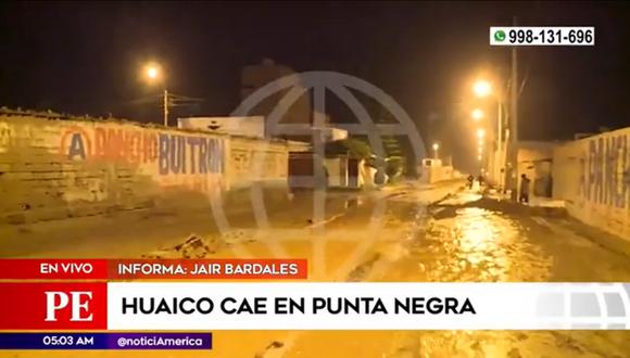 Municipio también se vio afectado tras el huaico. Foto: América Noticias