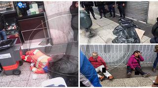 Jirón de la Unión: una persona muerta deja frustrado asalto a cambista (VIDEO)