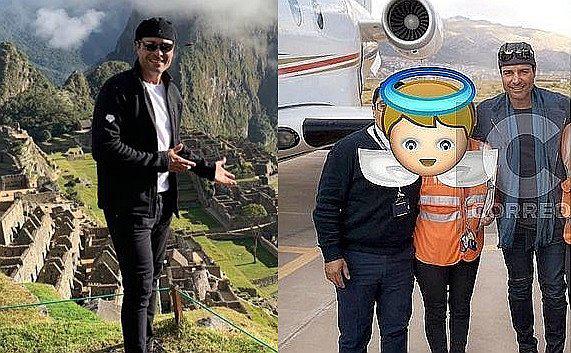 Chayanne cumple su sueño de conocer Machu Picchu y lo comparte con emotivo post | FOTOS