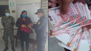 Cajamarca: militar honrado devuelve billetera con 1000 soles a mamita