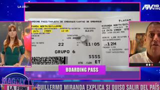 Guillermo Miranda explica que nunca quiso fugarse del país tras insultar a trabajador venezolano: “Yo decidí no viajar” 