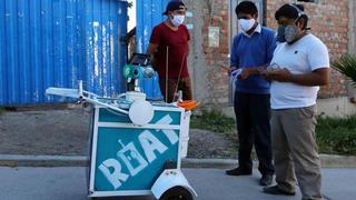 Universitarios fabrican robot para atender a pacientes COVID-19 en Ayacucho | VIDEO