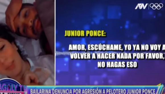 Junior Ponce fue denunciado por violencia física por su ex pareja Jhajayra Aliaga. (Foto: Captura YouTube).