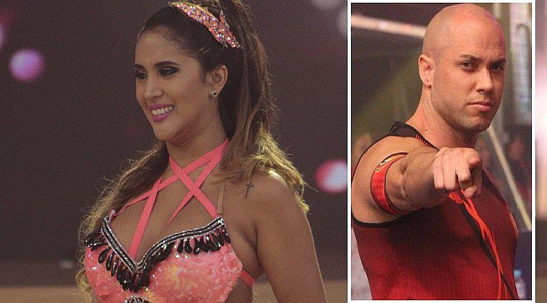 Melissa Paredes lanza "misil" a combatiente Bruno Agostini