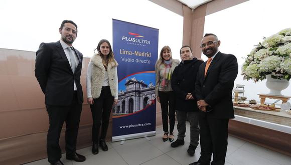 Plus Ultra: Aerolínea española inaugura nueva oficina en el Perú