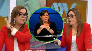 La fuerte reacción de Milagros Leiva cuando la confunden con Rosa María Palacios (VIDEO)