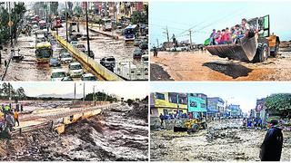 ¿Lima en jaque? Agua, lodo y piedras arrasan en los tres conos de la capital 