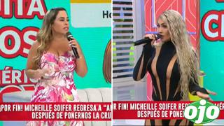 “Hablas más de la cuenta cuando no sabes”: Micheille ‘cuadra’ a Ethel EN VIVO por rajar de su vestuario