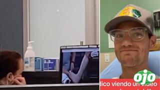 Viral: Joven asustado al ver a su médico viendo un tutorial antes de atenderlo