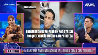 Christian Domínguez admite que Pamela Franco lo baña y Magaly tiene divertida reacción │VIDEO