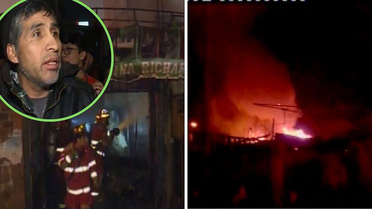 Incendio en vivienda de SJL y propietario afirma que el siniestro fue provocado | VIDEO