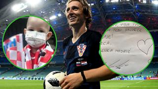 Luka Modric sorprende a niñita con cáncer con emotiva carta hecha a mano (FOTOS)