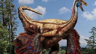 Descubren una nueva especie de dinosaurio con plumas asimétricas