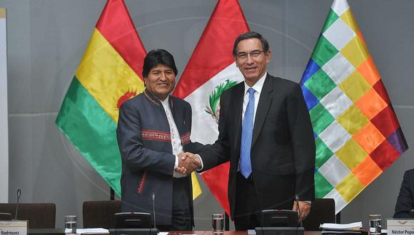 Martín Vizcarra y Evo Morales se encuentran en Moquegua para Gabinete Binacional | VÍDEO