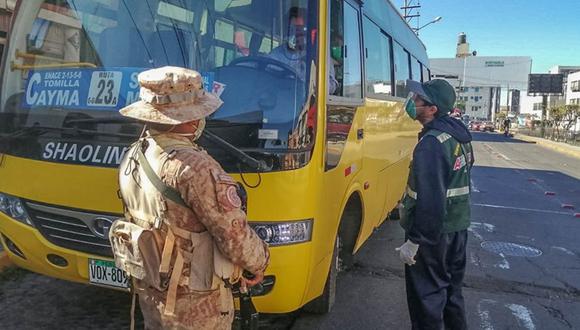 Arequipa: 30 inspectores de transportes de la municipalidad provincial de Arequipa  dieron positivo a la prueba de COVID-19.