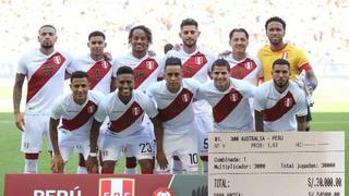 Hincha peruano perdió 30 mil soles tras apostar que Perú le ganaría a Australia