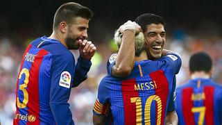 Lionel Messi y Luis Suárez se divierten a costa del Betis con un 6-2