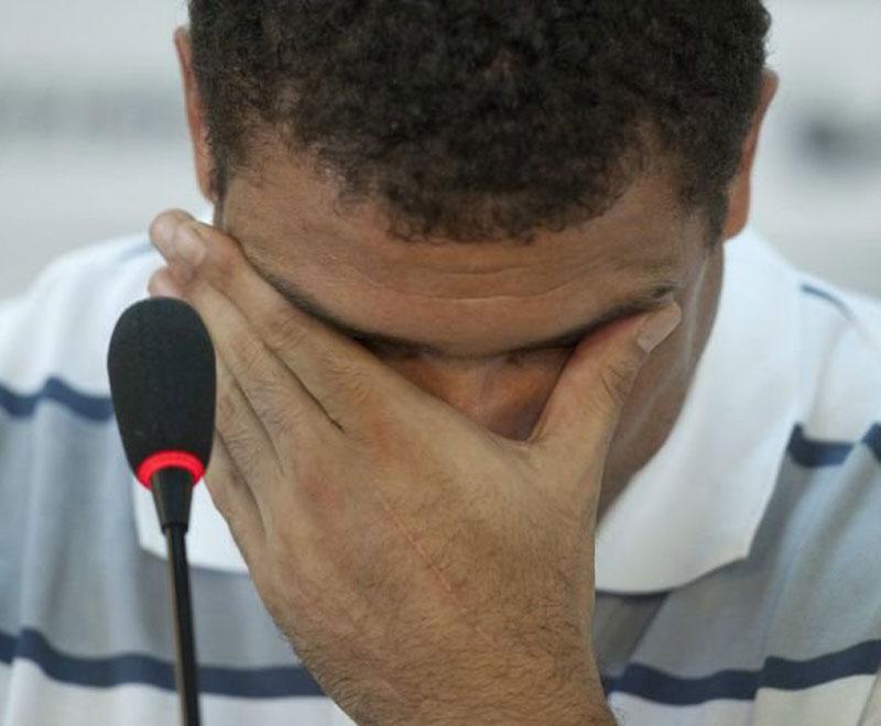 Ronaldo llora por su retiro del fútbol 