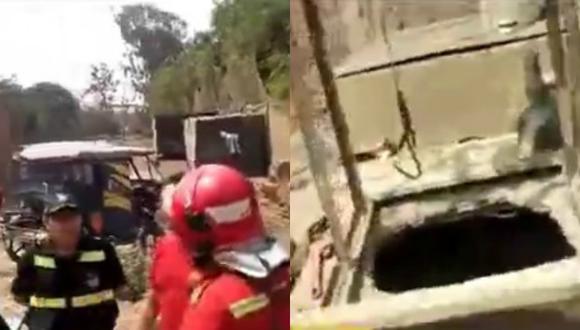 Huachipa: Dos obreros mueren dentro de pozo de captación de agua 
