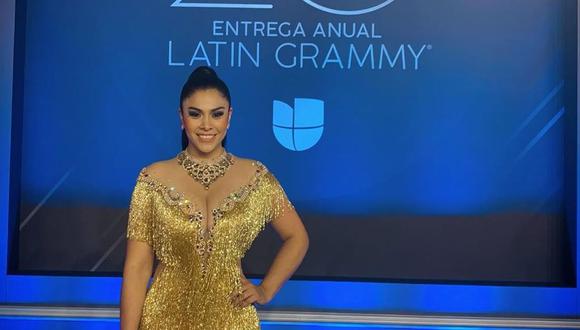 Maricarmen Marín se luce en fotografía junto a Juanes en los Latin Grammy 2019. (Foto: @maricarmenmarins)