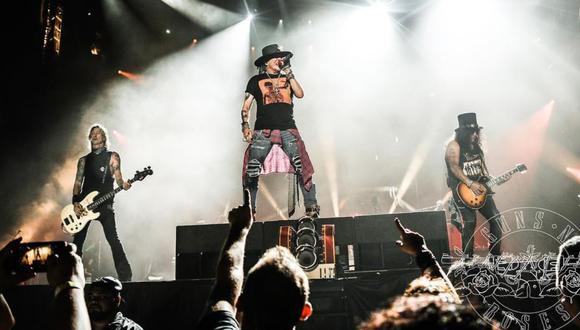 Guns N’Roses se presentará en Lima el 8 de octubre (Foto: @gunsnroses)