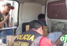 VES: detienen a cinco delincuentes que intentaban robar camión con productos farmacéuticos