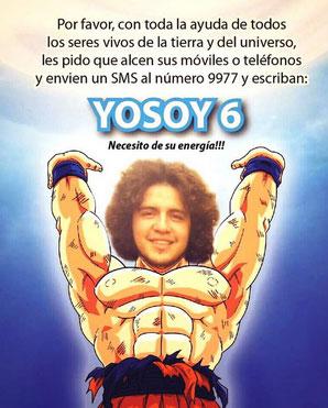 Yo Soy: 'Andrés Calamaro' se disfraza de Goku para pedir apoyo a sus seguidores