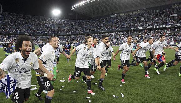 Real Madrid conquista su trigésima tercera Liga al vencer 0-2 al Málaga