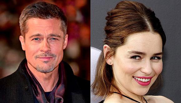 Emilia Clarke revela que Brad Pitt le ofreció fuerte suma de dinero por una cita