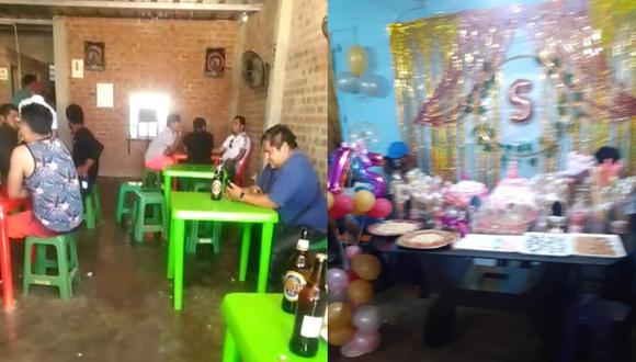 Piura: Treinta personas participaban de fiesta infantil y otras 38 tomaban en bar clausurado