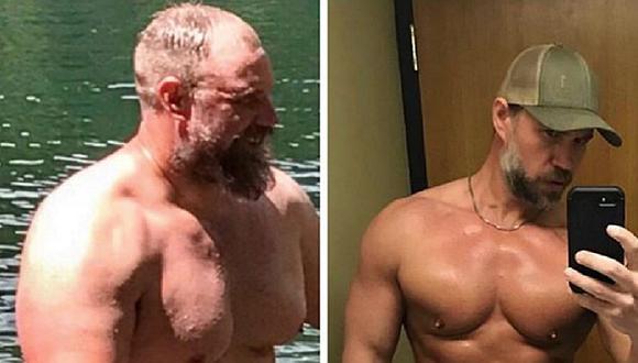 Hombre revela su secreto para bajar 40 kilos en solo cinco meses (FOTOS)