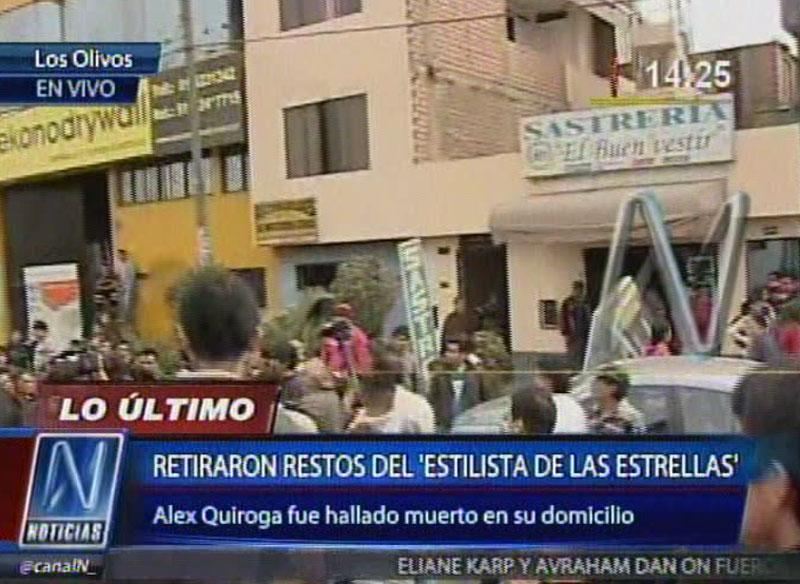 Retiran cuerpo de Alex Quiroga de su domicilio [VIDEO] 